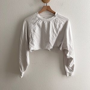 ALO Yoga Double Take Crop Pullover Long Sleeve